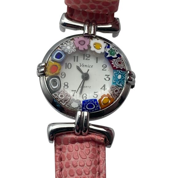 Women's Venice Murano Quartz Watch 26mm with New Battery - Adjustable Band - Picture 1 of 7